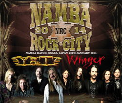 WINGER / Y&T / NAMBA ROCK CITY 2014 (4 CD)