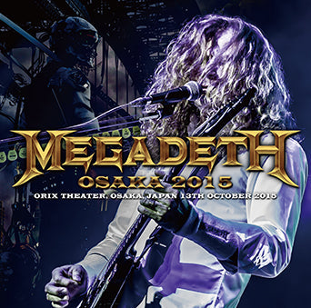 MEGADETH / OSAKA 2015 (2 CD)