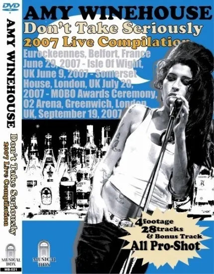 AMY WINEHOUSE / NO TE LO TOMES EN SERIO PRO SHOT (1 DVDR)