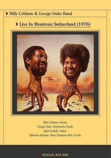 BILLY COBHAM & GEORGE DUKE BAND / LIVE IN MONTREUX SWITZERLAND 1976 PRO SHOT (1DVDR)