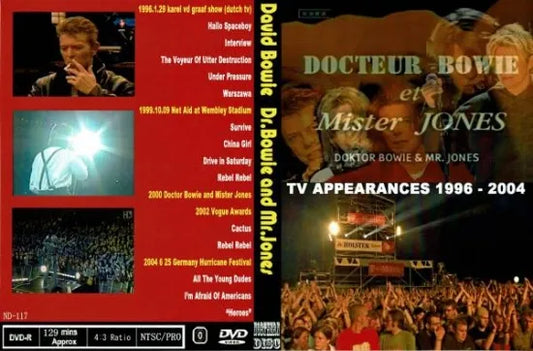 DAVID BOWIE / Dr. BOWIE Y Mr. JONES (1 DVDR)