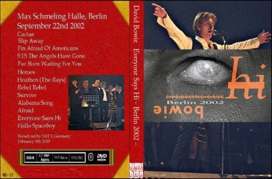 DAVID BOWIE / TODOS DICEN HI - BERLÍN (1DVDR)