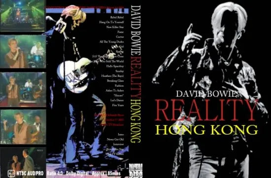 DAVID BOWIE / REALITY  HONG KONG (1DVDR)