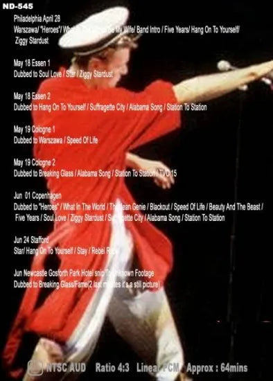 DAVID BOWIE / Stage Snippets Something,Precious & Rare 2 (1DVDR)