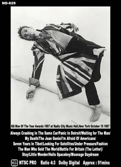 DAVID BOWIE / GQ Men Of The Year 1997 (1DVDR)