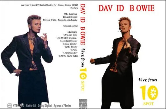 DAVID BOWIE / EN VIVO DESDE EL LUGAR 10 (1DVDR)