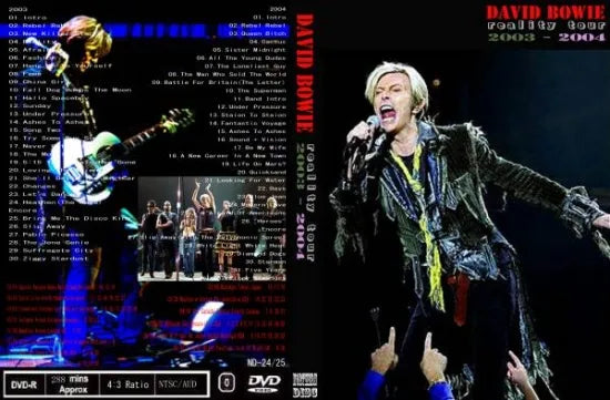 DAVID BOWIE / REALITY TOUR 2003-2004 (2DVDR)