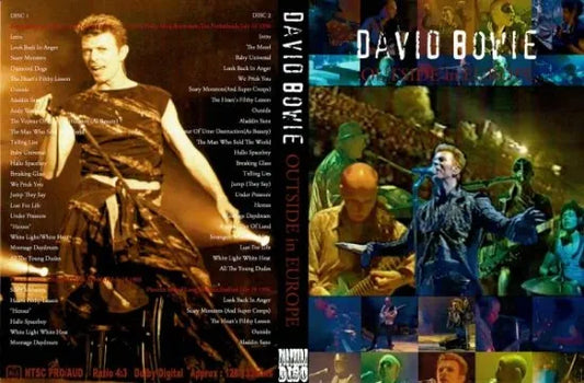 DAVID BOWIE / Outside in Europe (2DVDR)
