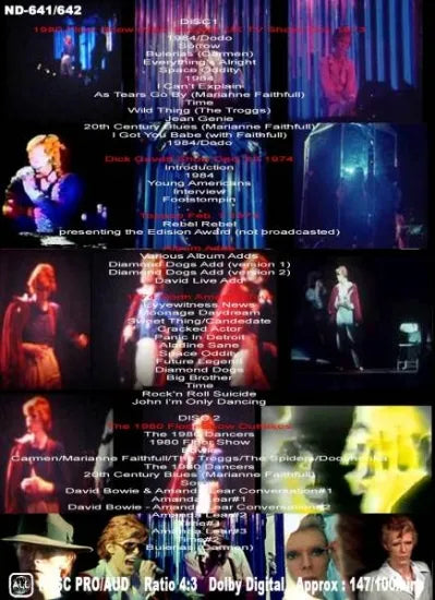 DAVID BOWIE / El año del perro de diamante (2 DVDR)