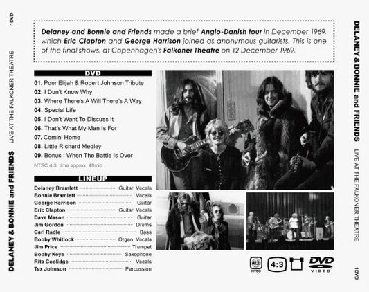 DELANEY & BONNIE / LIVE AT FALKONER THEATRE (1DVDR)