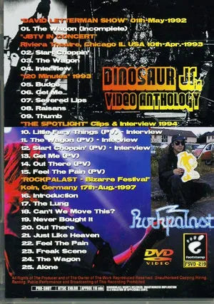 DINOSAUR Jr. / VIDEO ANTHOLOGY (1DVDR)
