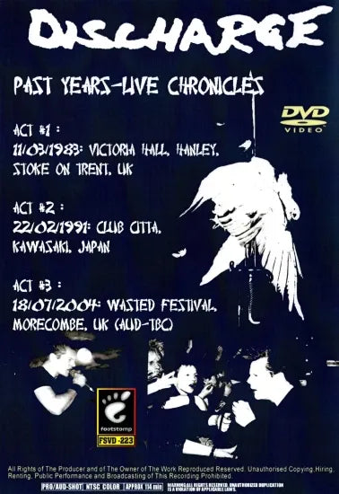 DISCHARGE / PAST YEARS -LIVE CHRONICLES (1DVDR)