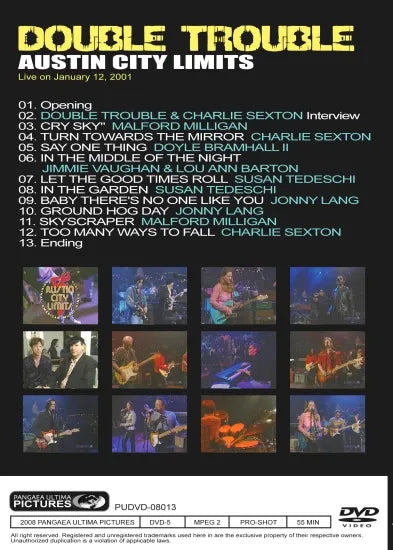 DOUBLE TROUBLE / AUSTIN CITY LIMITS JANUARY 12 2001 (1DVDR)