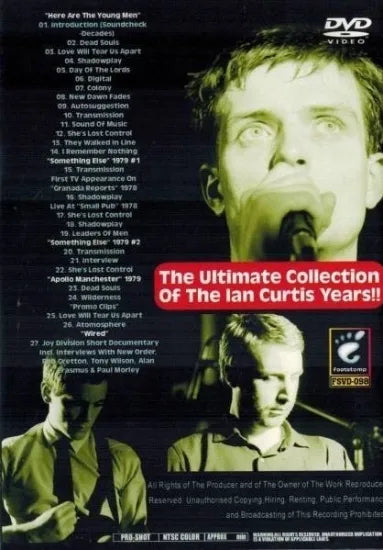 Joy Division / Dead Souls Video Compile PRO SHOT (1DVDR)