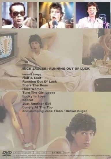 MICK JAGGER / RUNNING OUT OF LUCK (1DVDR)