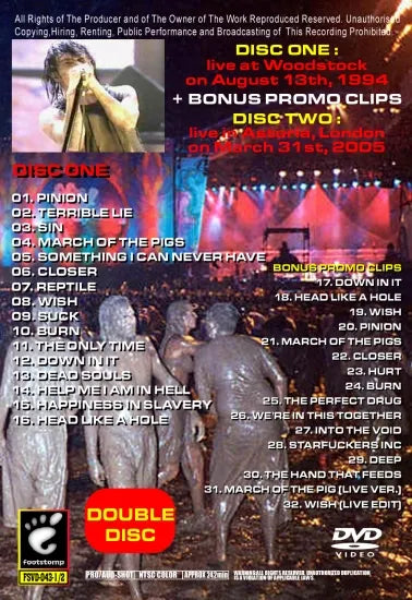 NINE INCH NAILS / STARFUCKERS,INC. (2DVDR)