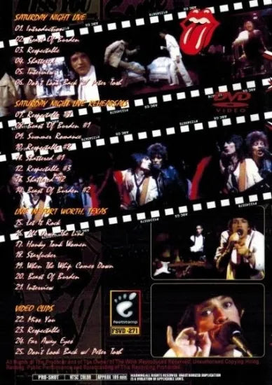 THE ROLLING STONES / VIDEO COLLECTION 1978 (1DVDR)