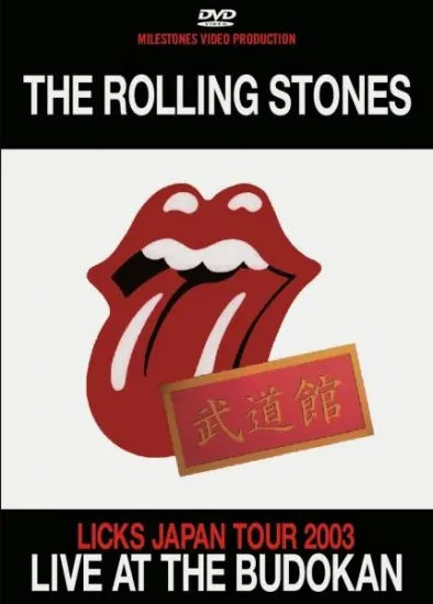 THE ROLLING STONES / LIVE AT THE BUDOKAN LICKS JAPAN TOUR 2003 (1DVDR)
