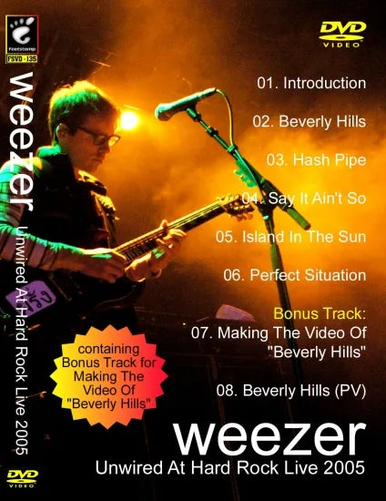 WEEZER / Unwired At Hard Rock Live 2005 (1DVDR)