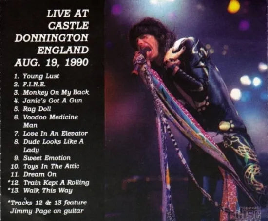 AEROSMITH / LIVE AT CASTLE DONNINGTON 1990 (1CD)
