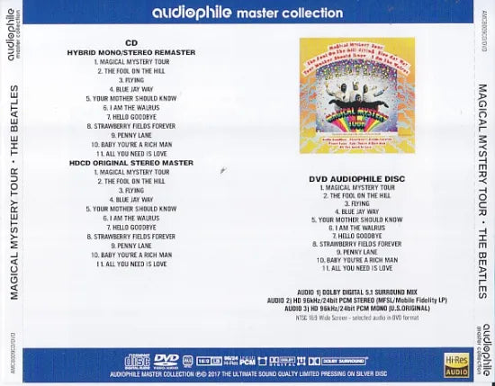THE BEATLES / MAGICAL MYSTERY TOUR (AUDIOPHILE) (1CD+1DVD)