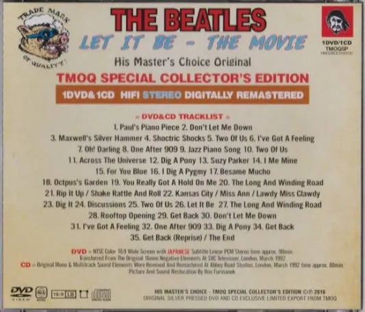 THE BEATLES / LET IT BE THE MOVIE TMOQ SPECIAL COLLECTOR'S EDITION (1DVD+1CD)