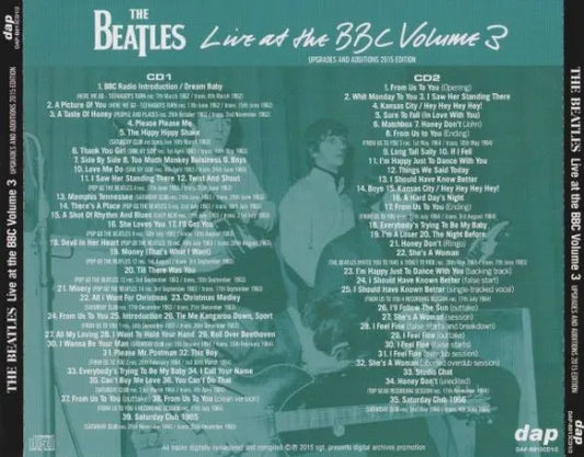 THE BEATLES / LIVE AT BBC VOL3 (2CD)
