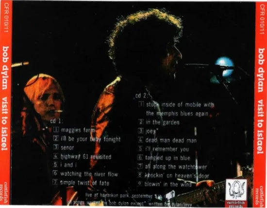 BOB DYLAN / VISIT TO ISLAEL (2CD)
