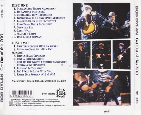BOB DYLAN / GET OUT OF THIS ZOO (2CD)