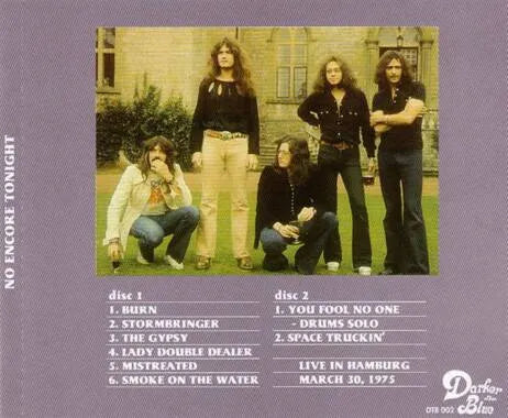 DEEP PURPLE / NO ENCORE TONIGHT (2CD)