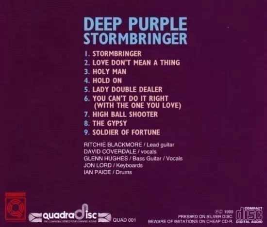 DEEP PURPLE / STORMBRINGER QUADRA MIX (1CD)