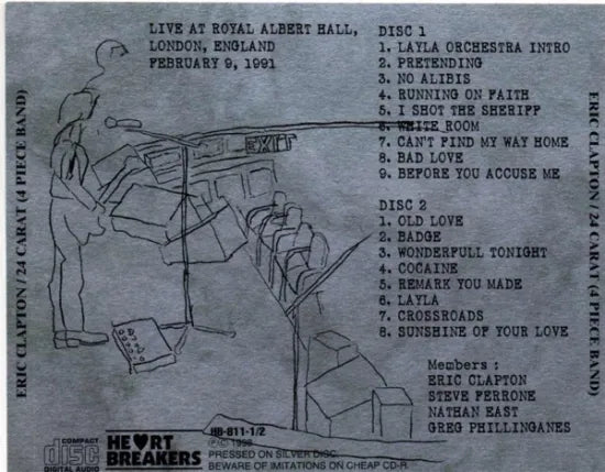 ERIC CLAPTON / 24 CARAT 4 PIECE BAND PART 3 (2CD)