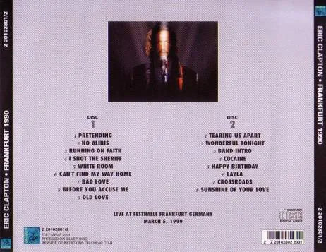 ERIC CLAPTON / FRANKFURT 1990 (2CD)