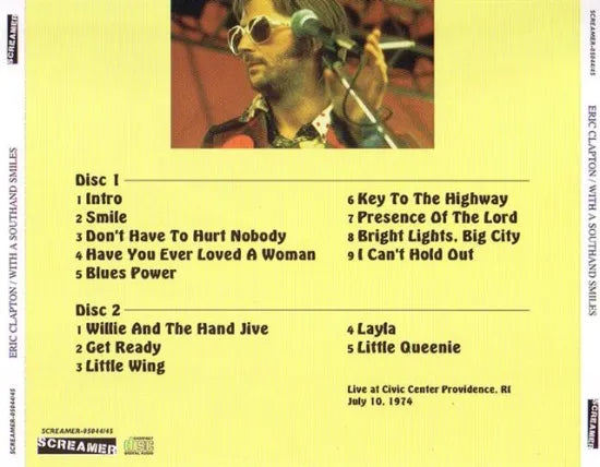 ERIC CLAPTON / WITH A SOUTHAND SMILES (2CD)