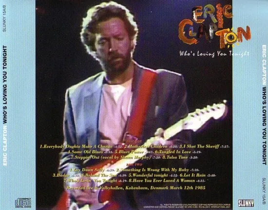ERIC CLAPTON / WHO'S LOVING YOU TONIGHT (2CD)