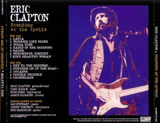 ERIC CLAPTON / STANDINGG AT THE APOLLO (2CD)