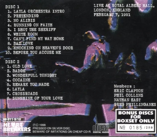 ERIC CLAPTON / 24 CARAT (4 PIECE BAND Feat. Phil Collins) PART 5 (2CD)