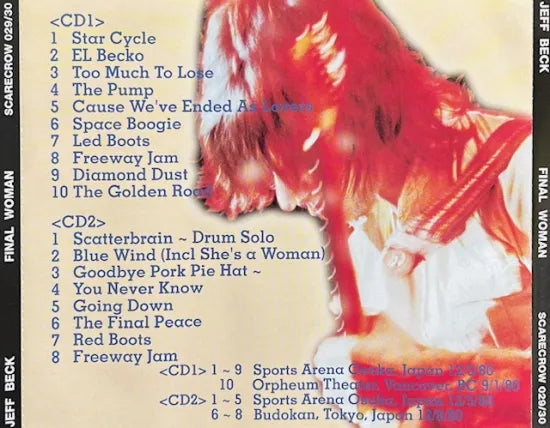 JEFF BECK / FINAL WOMAN (2CD)