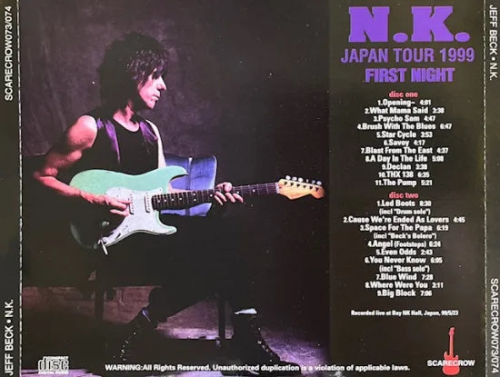 JEFF BECK / N.K. (2CD)