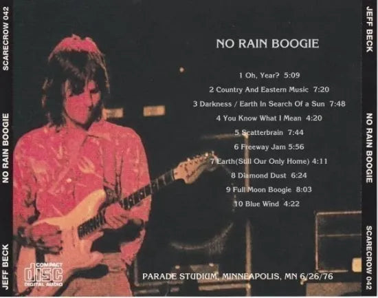 JEFF BECK / NO RAIN BOOGIE (1CD)