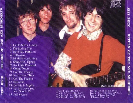 JEFF BECK / RETURN OF THE AXE MURDERER (1CD)