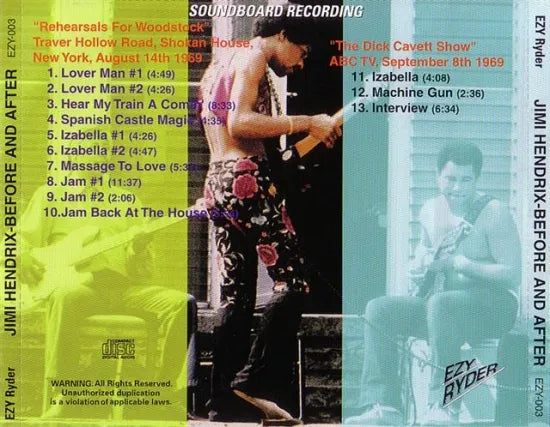 JIMI HENDRIX / BEFORE AND AFTER (1CD)