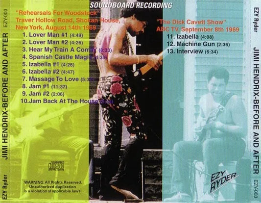 JIMI HENDRIX / BEFORE AND AFTER (1CD)