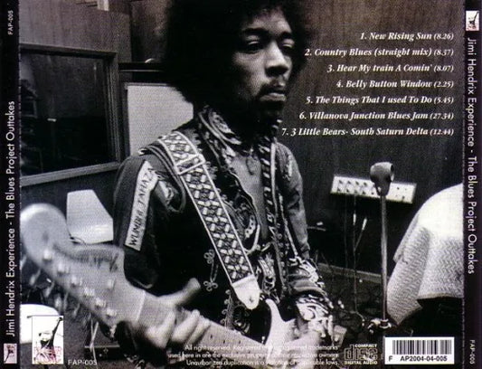 JIMI HENDRIX / THE BLUES PROJECT OUTTAKES (1CD)