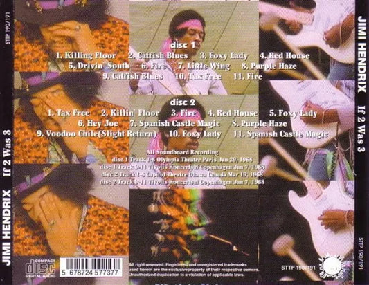 JIMI HENDRIX / IF 2 WAS 3 (2CD)