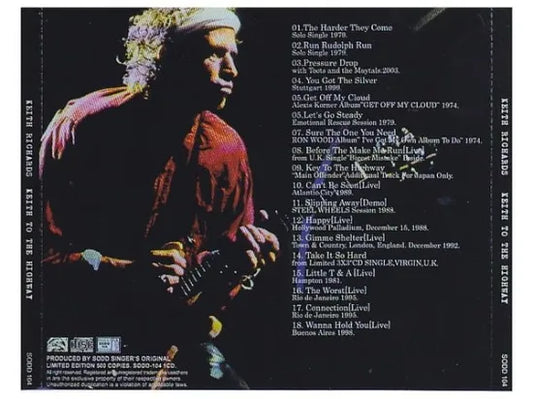 KEITH RICHARDS / KEITH TO THE HIGHWAY (1CD)