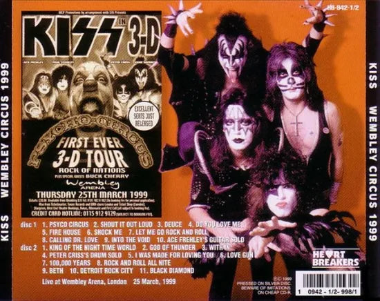 KISS / WEMBLEY CIRCUS 1999 (2CD)