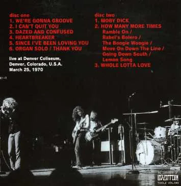 LED ZEPPELIN / DENVER 1970 (2 CD)