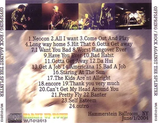 OFFSPRING / ROCK AGAINST THE SPLINTER (1CDR)