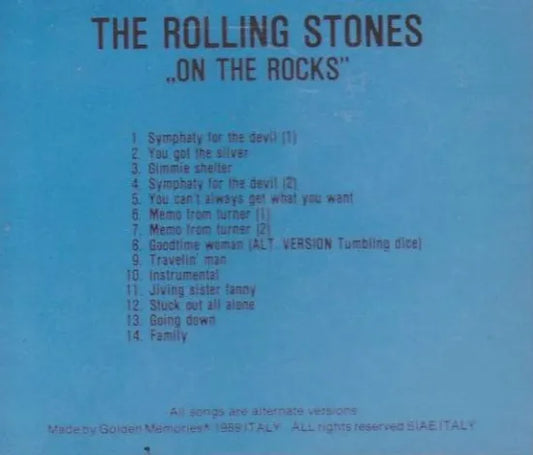THE ROLLING STONES / ON THE ROCKS (1CD)